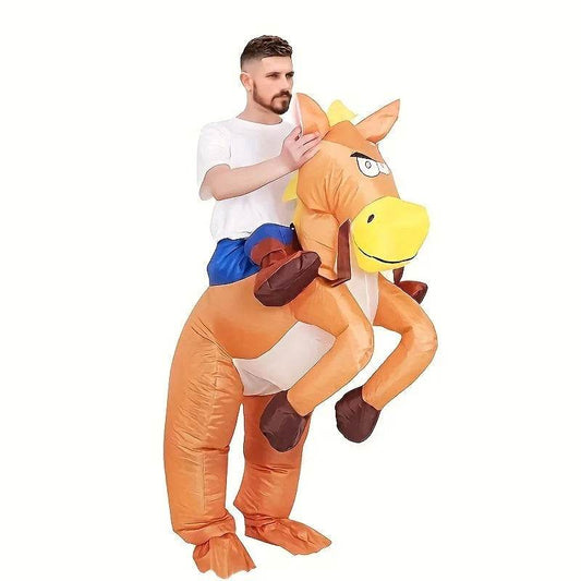 Premium Inflatable Horse Costume Western Elements For Party - ToylandEU