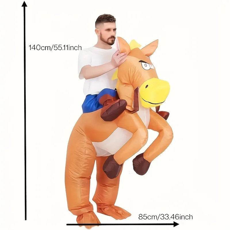 Premium Inflatable Horse Costume Western Elements For Party - ToylandEU
