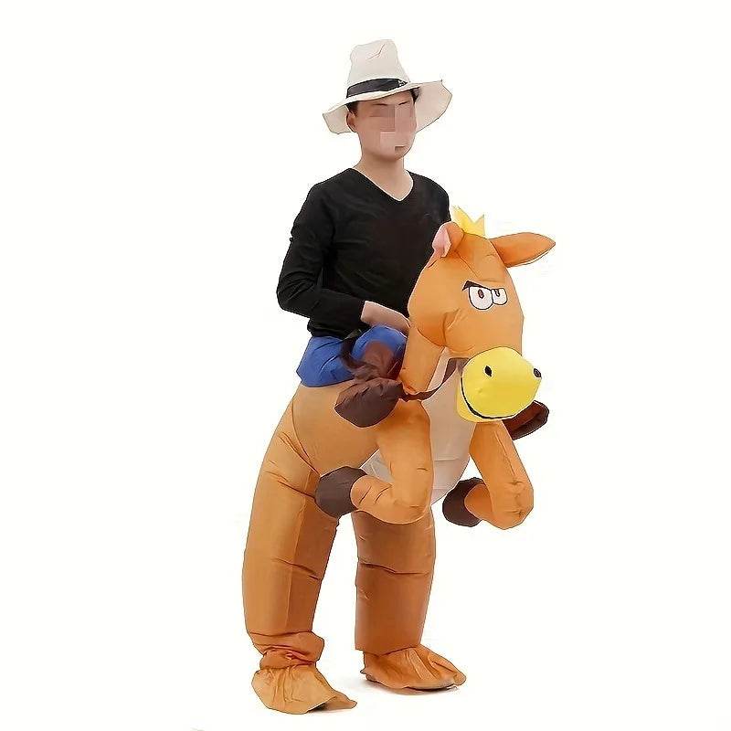 Premium Inflatable Horse Costume Western Elements For Party - ToylandEU