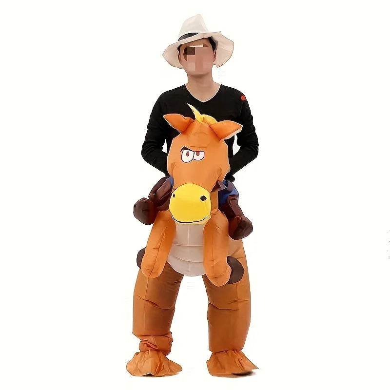 Premium Inflatable Horse Costume Western Elements For Party - ToylandEU