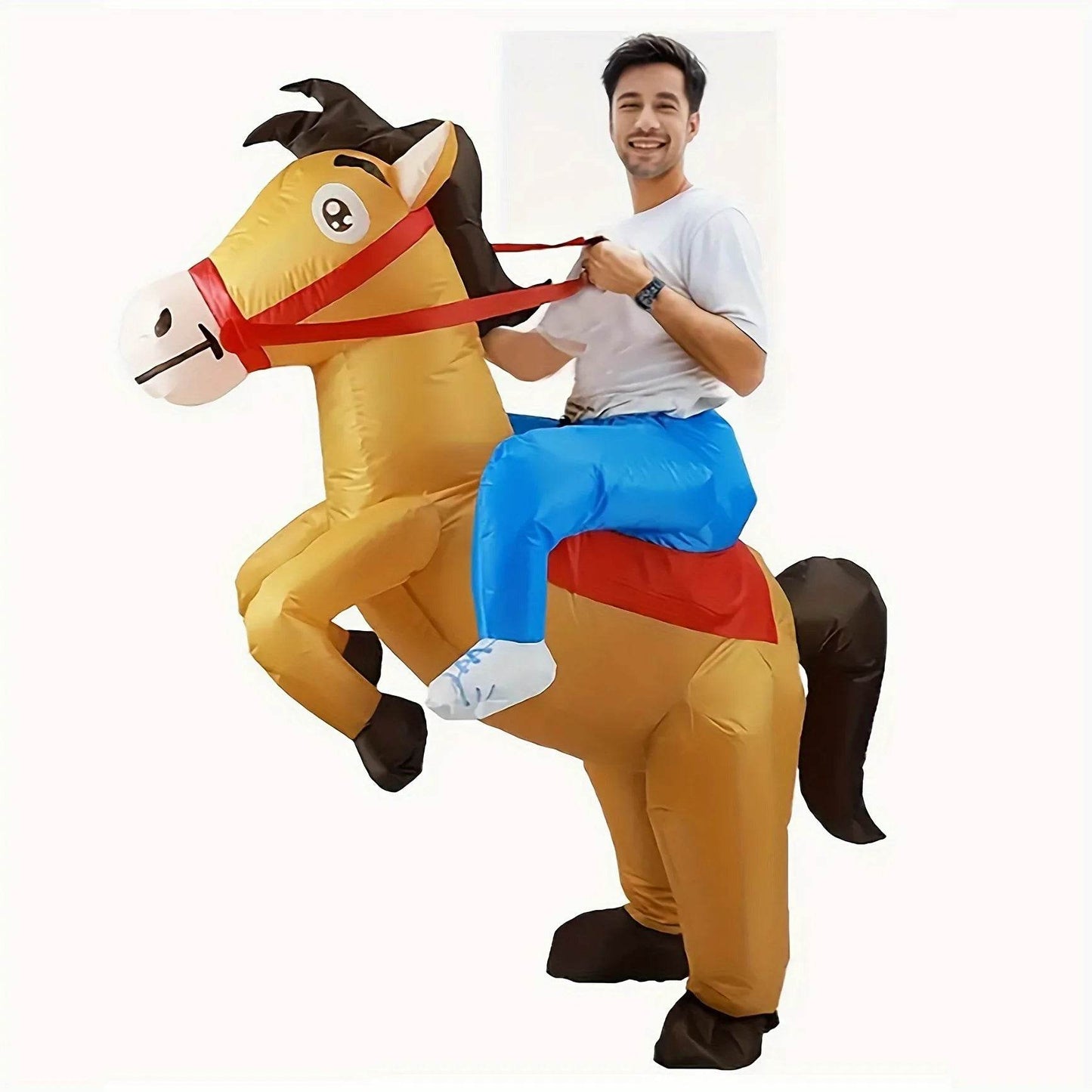 Premium Inflatable Horse Costume Western Elements For Party - ToylandEU