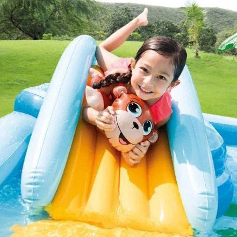 Premium Inflatable Water Slide for Kids with Playful Crocodile Design for Outdoor Family Fun - ToylandEU