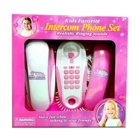 Premium Intercom Phone Set With Ringing Sounds For Kids - ToylandEU