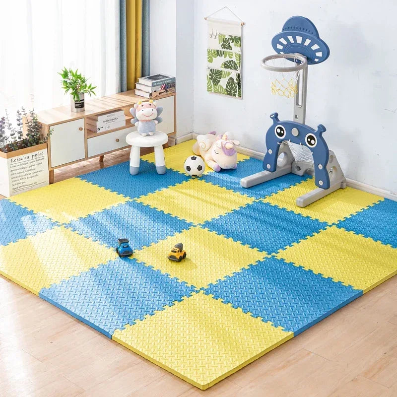 Premium Interlocking Baby Play Mat with Thick Soft Foam for Toddlers - ToylandEU
