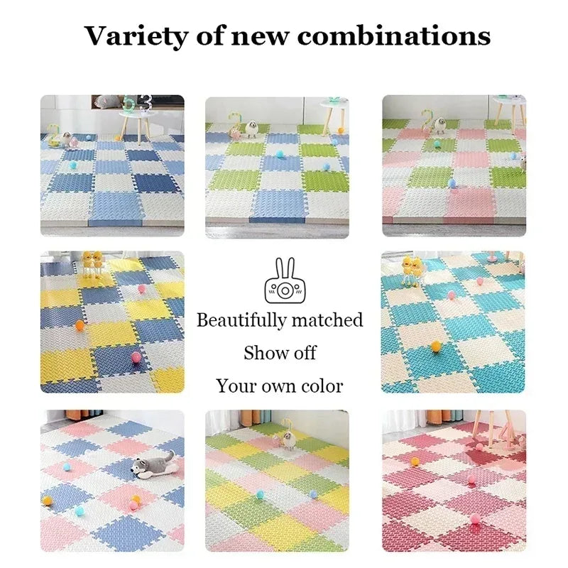 Premium Interlocking Foam Puzzle Mats with Educational Soft EVA for Kids - ToylandEU
