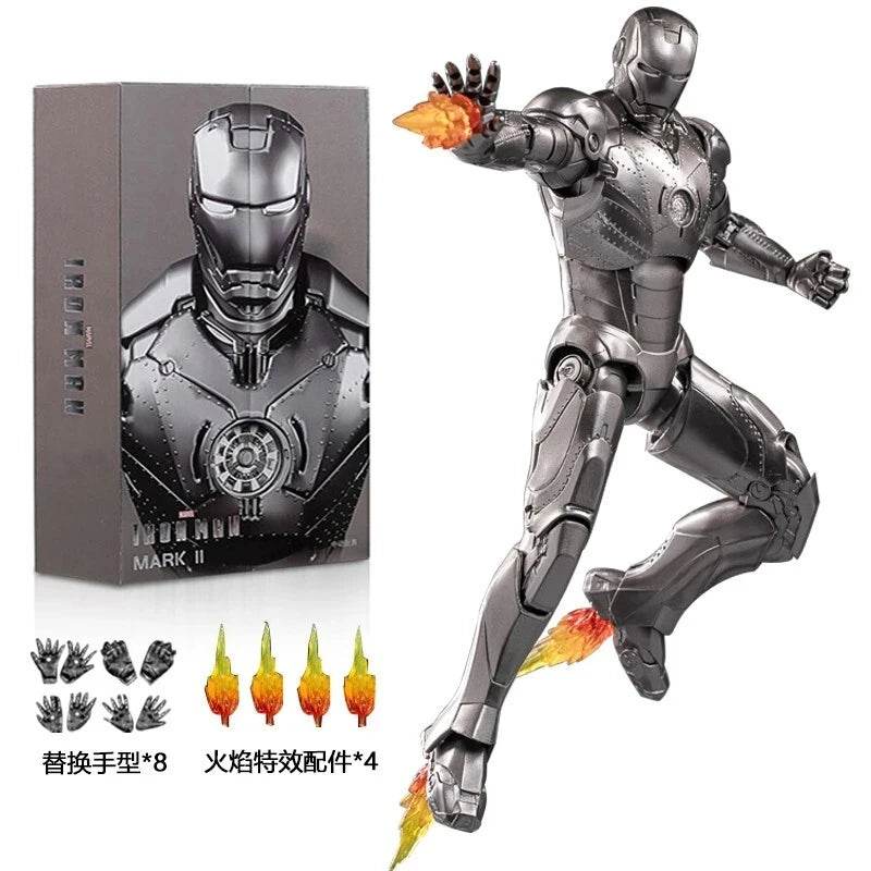 Premium Iron Man Action Figure Articulated Joints Collectors - ToylandEU