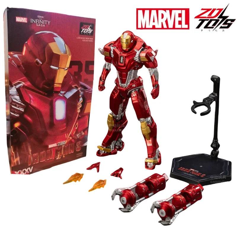 Premium Iron Man Action Figure Articulated Joints Collectors - ToylandEU