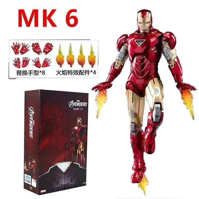 Premium Iron Man Action Figure Articulated Joints Collectors - ToylandEU