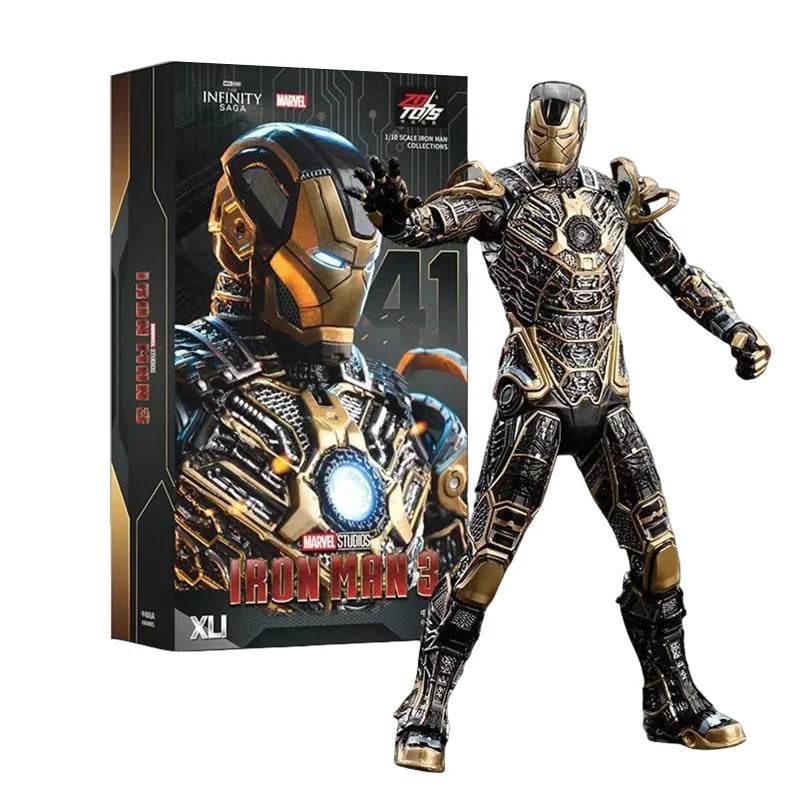 Premium Iron Man Action Figure Articulated Joints Collectors - ToylandEU