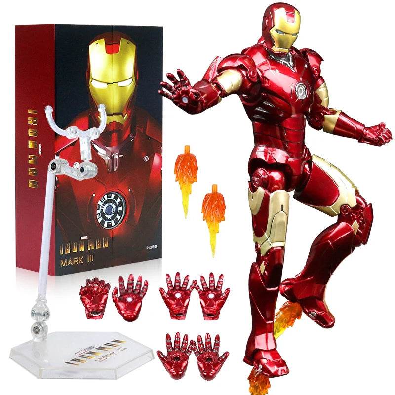 Premium Iron Man Action Figure LED Light For Collectors - ToylandEU
