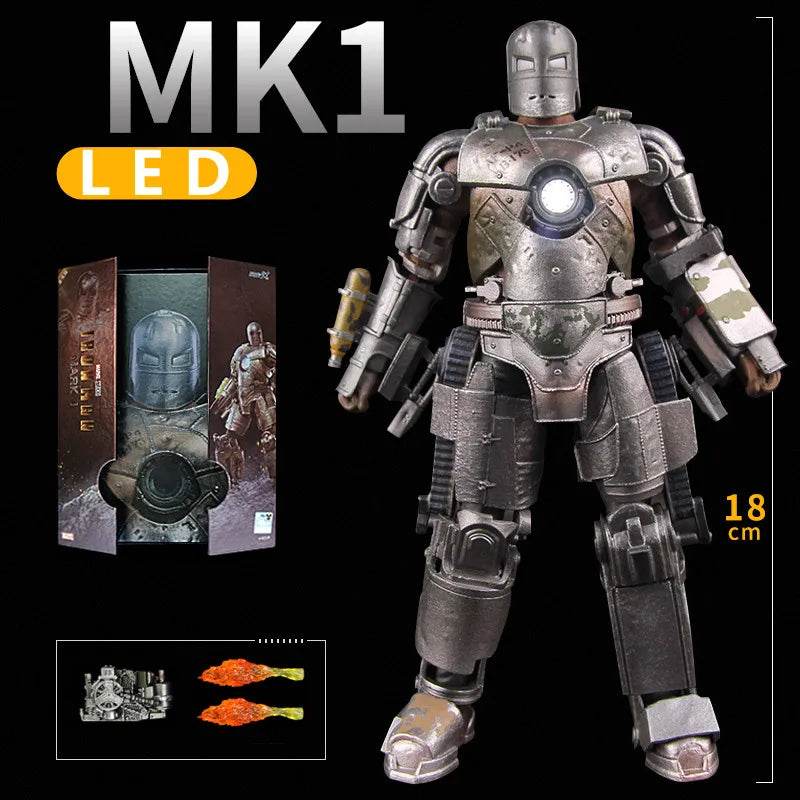 Premium Iron Man Action Figure LED Light For Collectors - ToylandEU