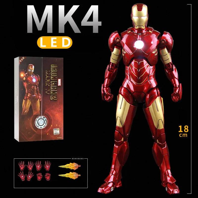 Premium Iron Man Action Figure LED Light For Collectors - ToylandEU