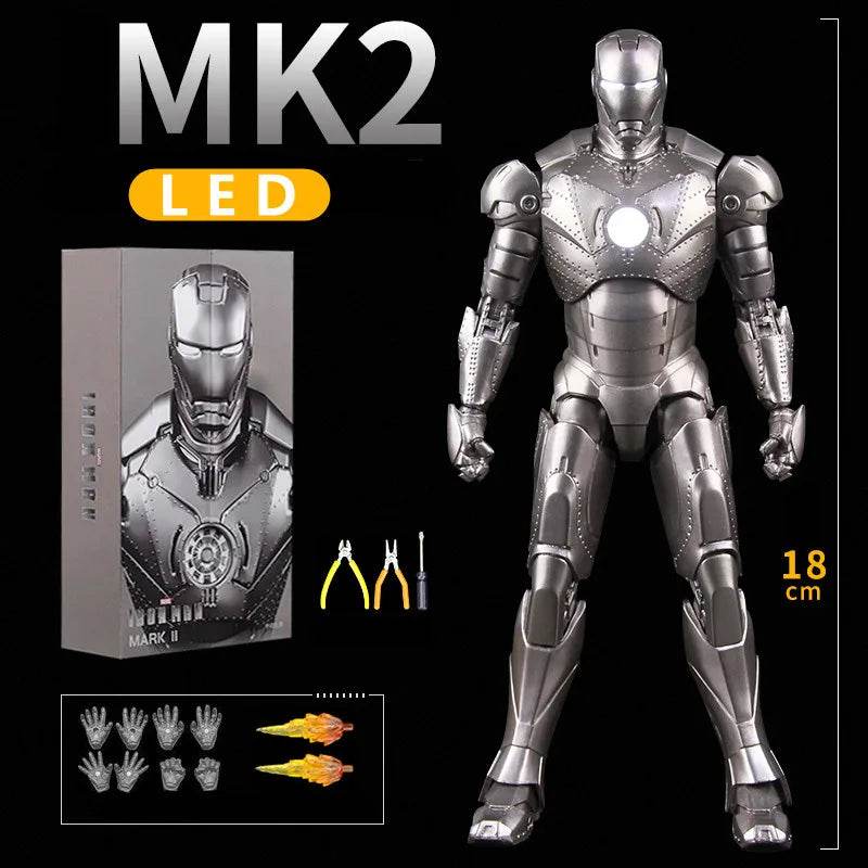 Premium Iron Man Action Figure LED Light For Collectors - ToylandEU