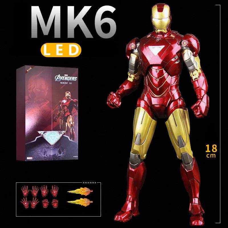 Premium Iron Man Action Figure LED Light For Collectors - ToylandEU