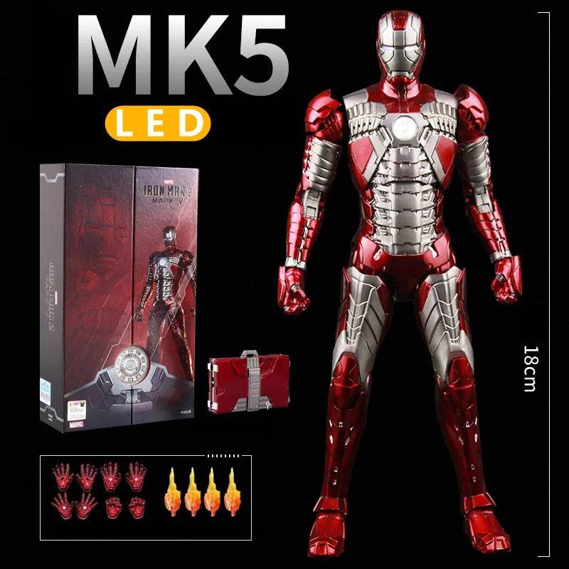 Premium Iron Man Action Figure LED Light For Collectors - ToylandEU