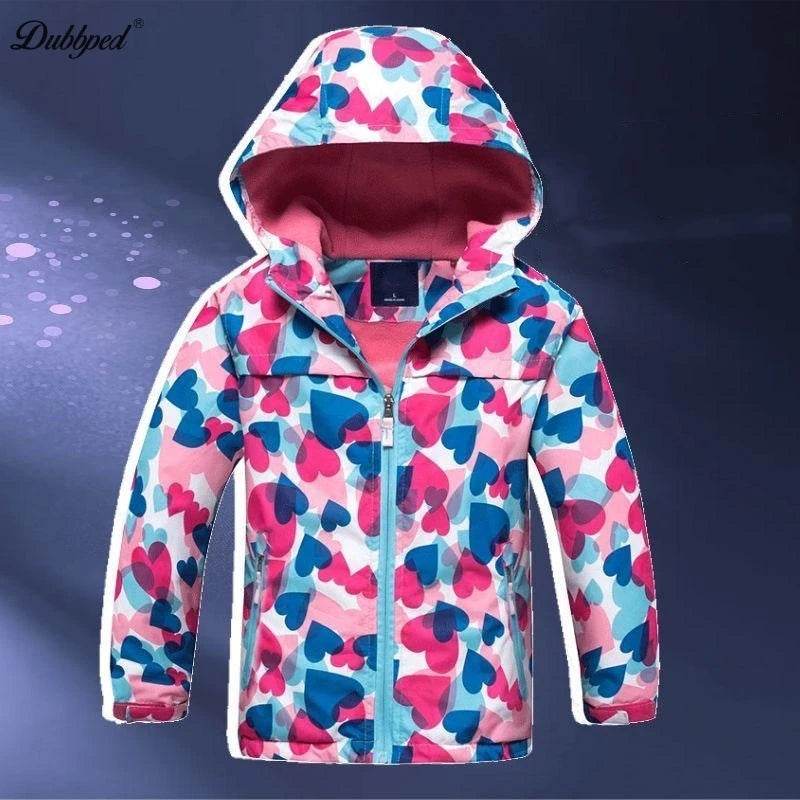 Premium Jacket Fleece Waterproof Hooded Double Deck Girls - ToylandEU