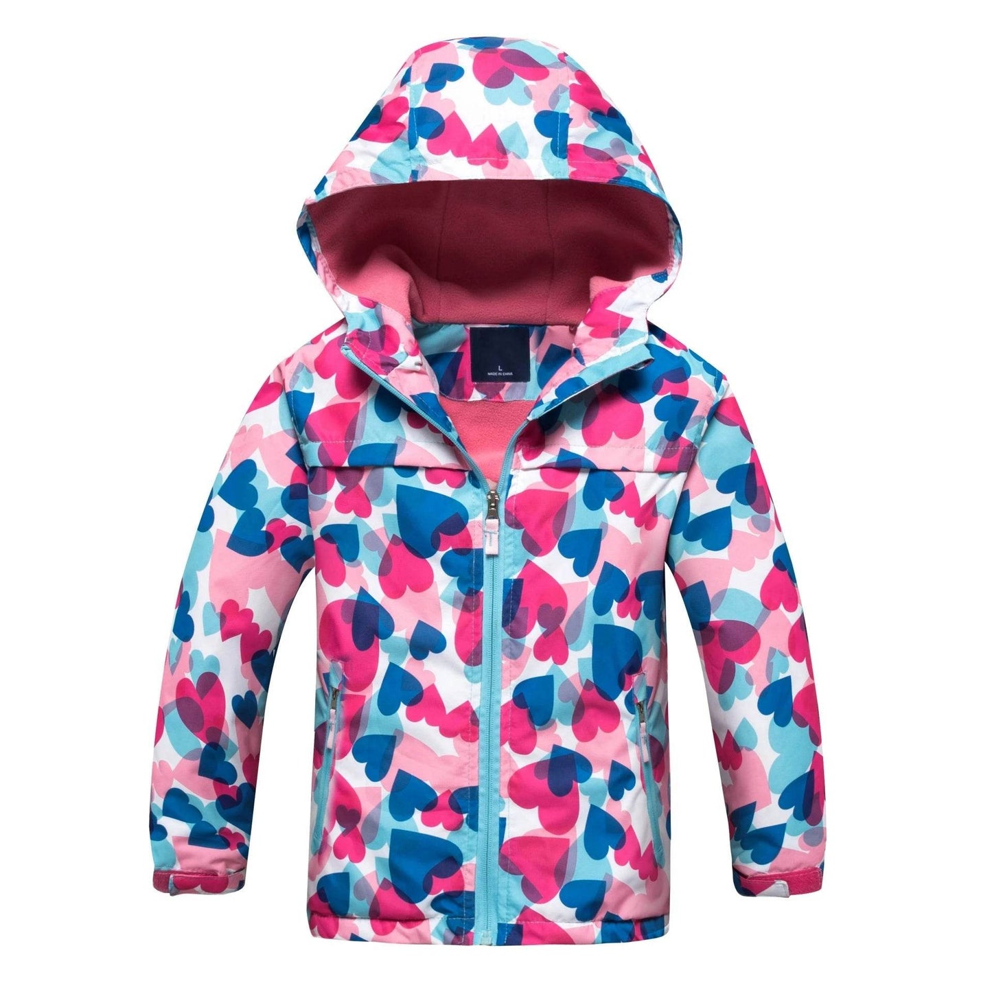 Premium Jacket Fleece Waterproof Hooded Double Deck Girls - ToylandEU