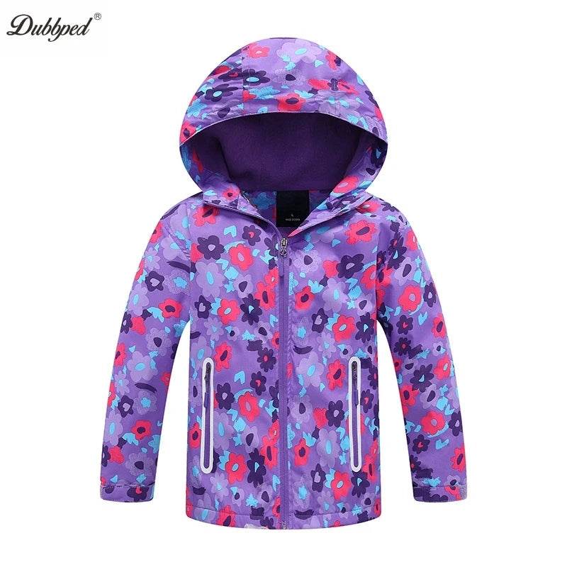 Premium Jacket Fleece Waterproof Hooded Double Deck Girls - ToylandEU
