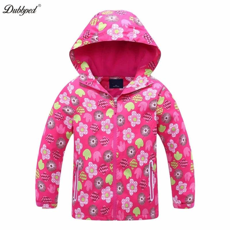 Premium Jacket Fleece Waterproof Hooded Double Deck Girls - ToylandEU
