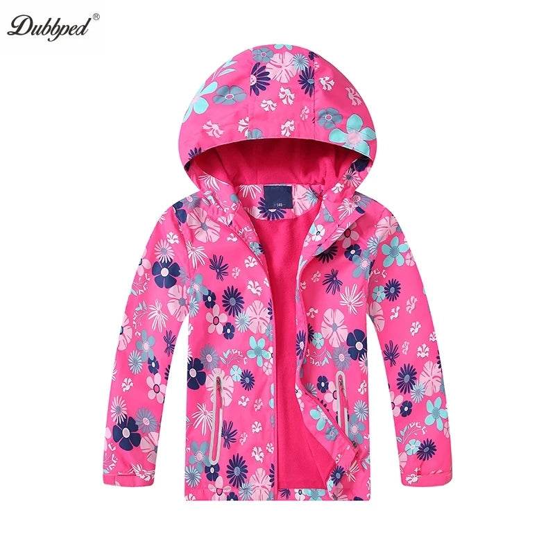 Premium Jacket Fleece Waterproof Hooded Double Deck Girls - ToylandEU