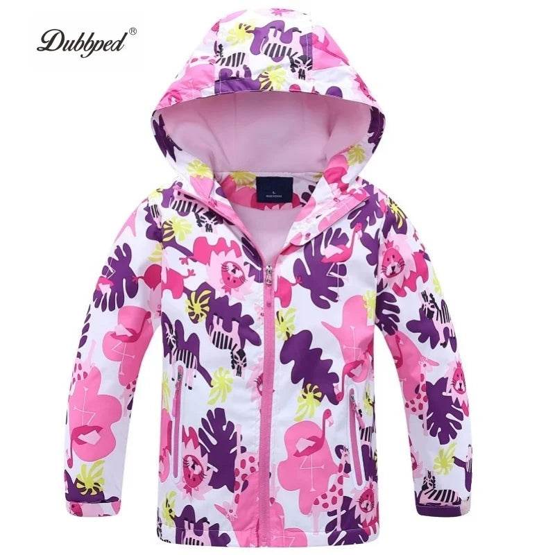 Premium Jacket Fleece Waterproof Hooded Double Deck Girls - ToylandEU
