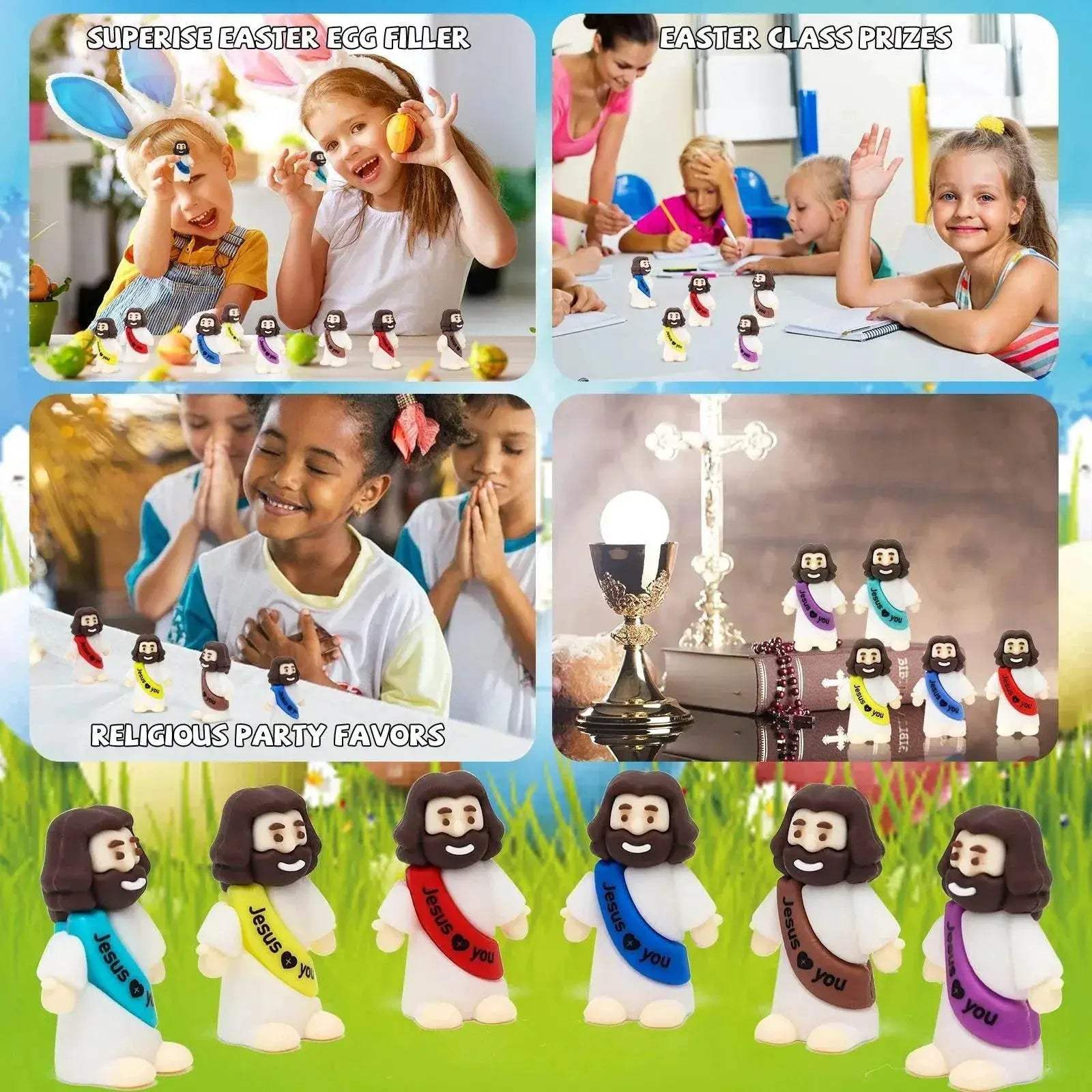Premium Jesus Statues Decoration Set for Religious Celebrations and Home Decor - ToylandEU