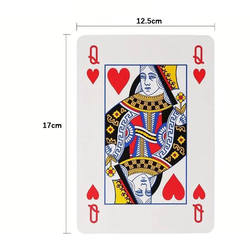 Premium Jumbo Playing Cards 4x Larger For Adults Carnival - ToylandEU
