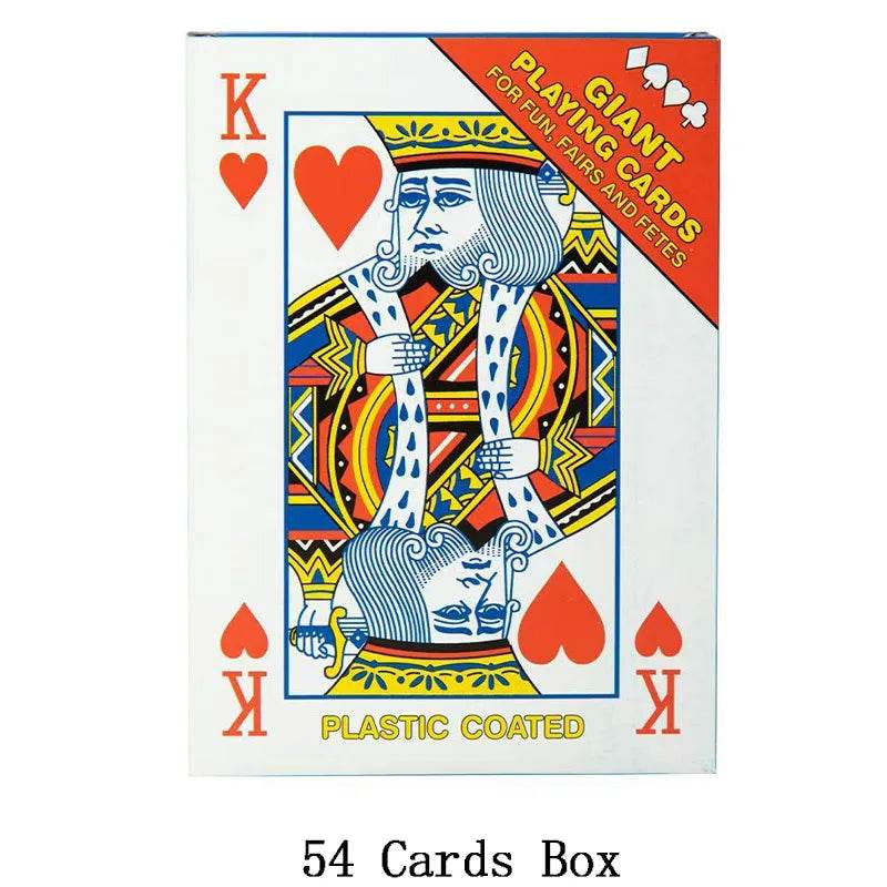 Premium Jumbo Playing Cards 4x Larger For Adults Carnival - ToylandEU