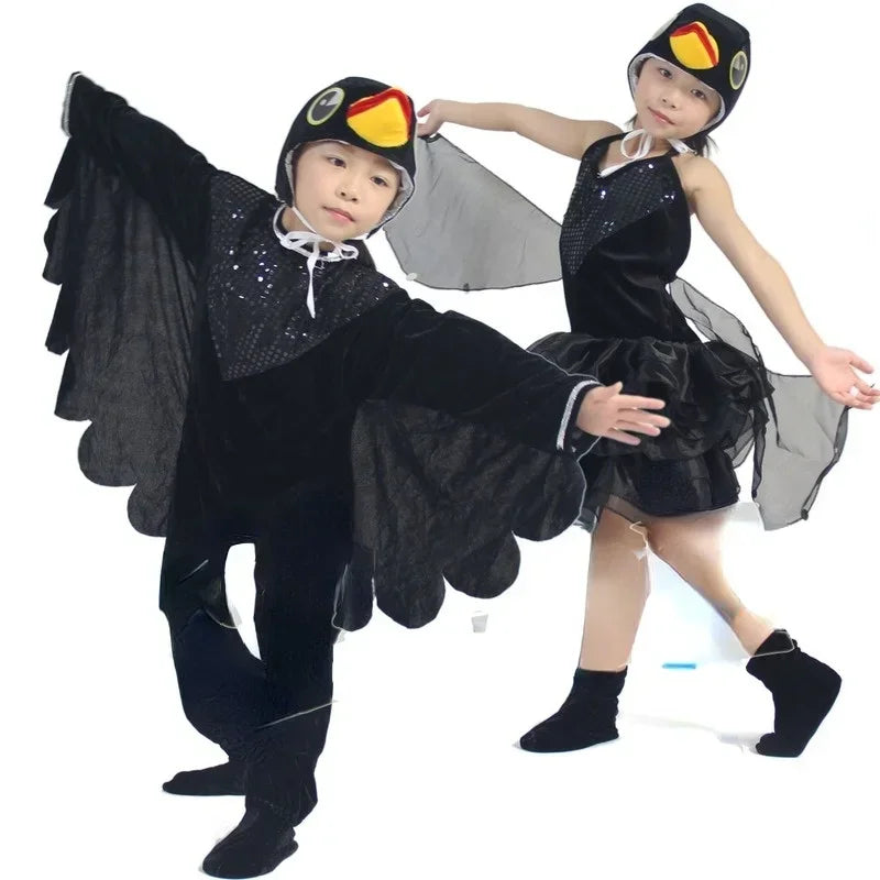 Premium Jumpsuit Set Velvet Multi Bird Cosplay For Kids And Adults For Halloween And Fancy Dress - ToylandEU