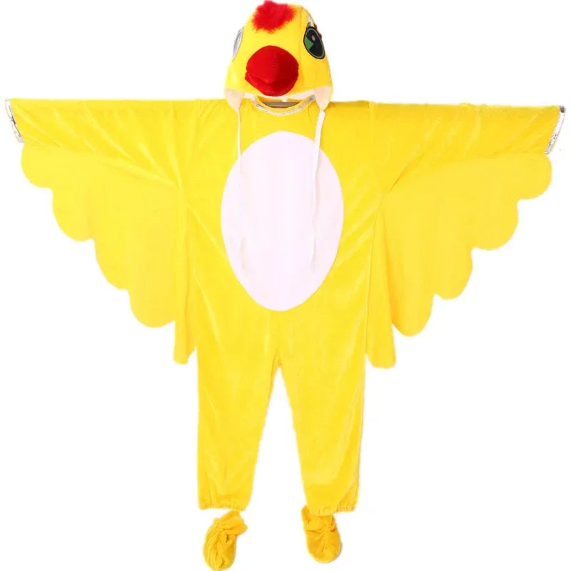 Premium Jumpsuit Set Velvet Multi Bird Cosplay For Kids And Adults For Halloween And Fancy Dress - ToylandEU