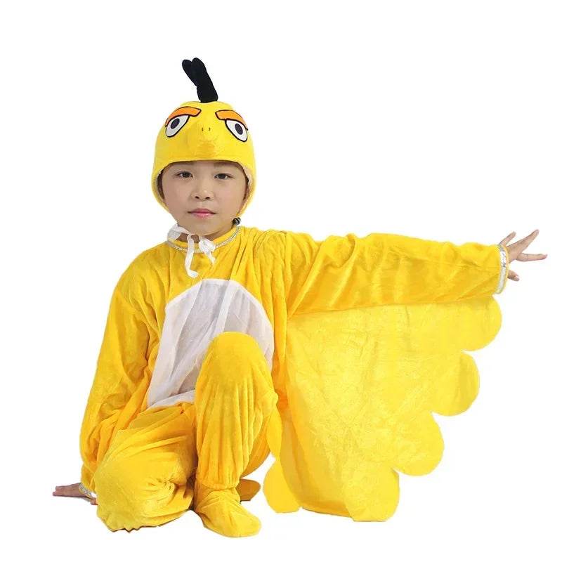 Premium Jumpsuit Set Velvet Multi Bird Cosplay For Kids And Adults For Halloween And Fancy Dress - ToylandEU