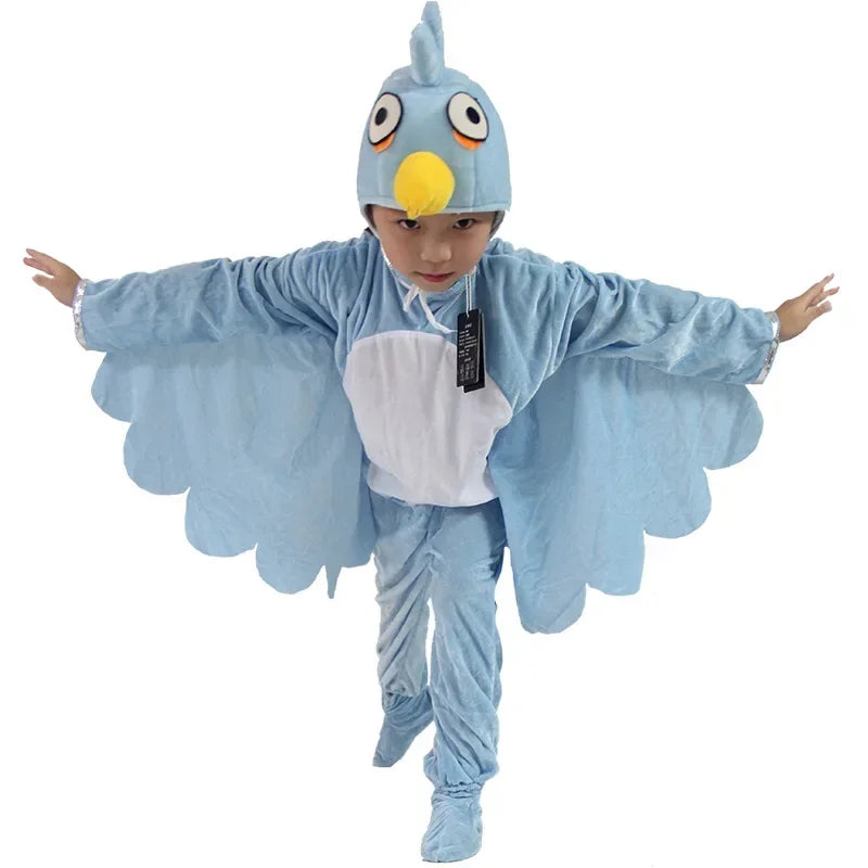 Premium Jumpsuit Set Velvet Multi Bird Cosplay For Kids And Adults For Halloween And Fancy Dress - ToylandEU