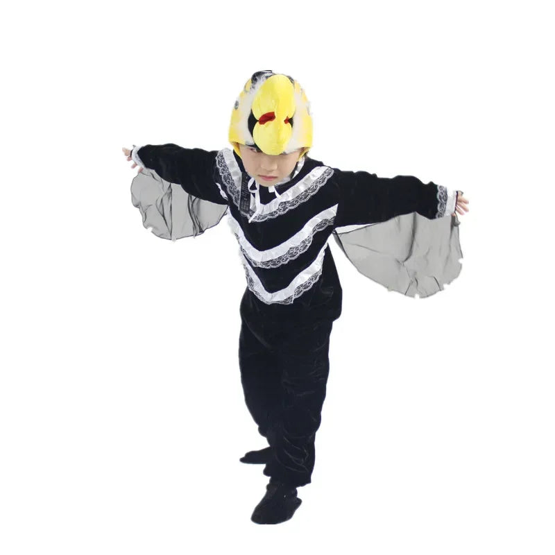 Premium Jumpsuit Set Velvet Multi Bird Cosplay For Kids And Adults For Halloween And Fancy Dress - ToylandEU