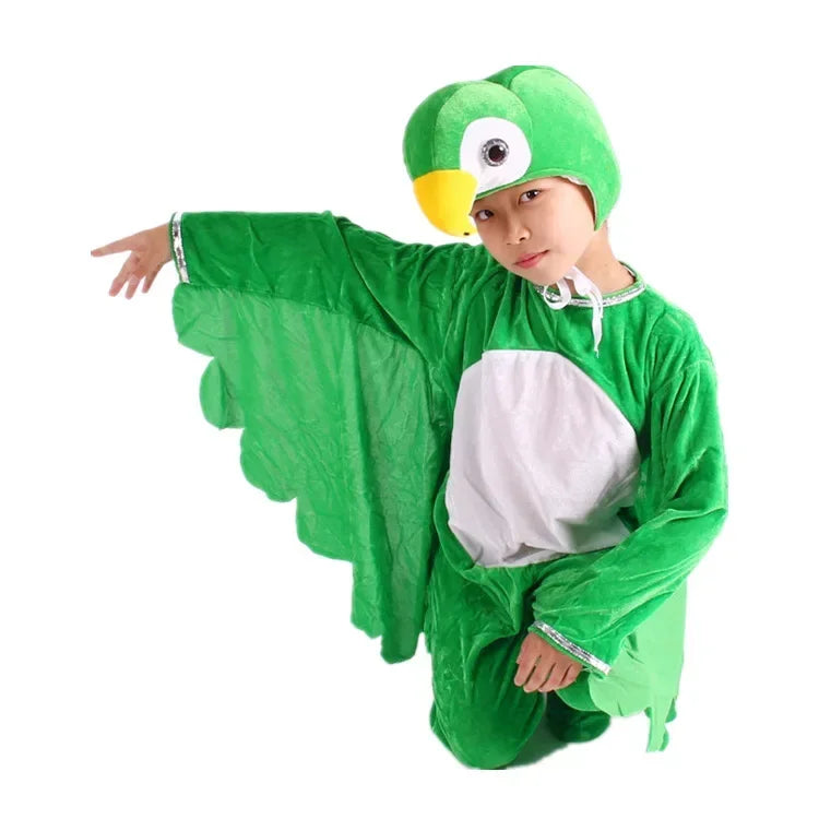Premium Jumpsuit Set Velvet Multi Bird Cosplay For Kids And Adults For Halloween And Fancy Dress - ToylandEU