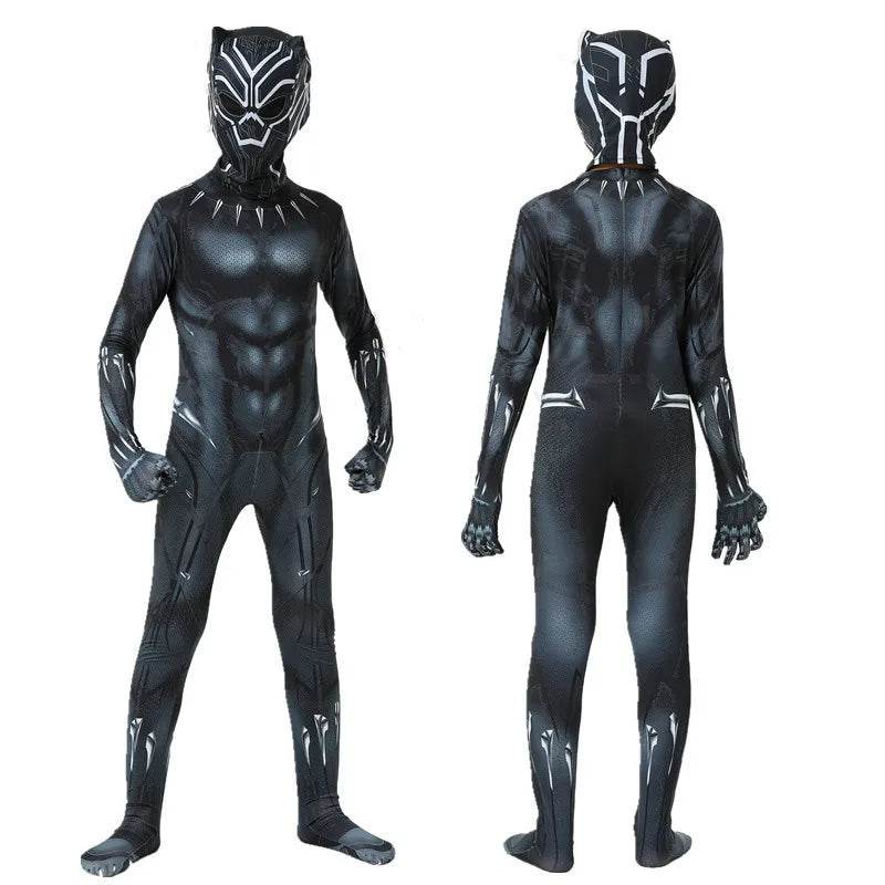 Premium Jumpsuits Black Panther Cosplay For Kids And Adults - ToylandEU