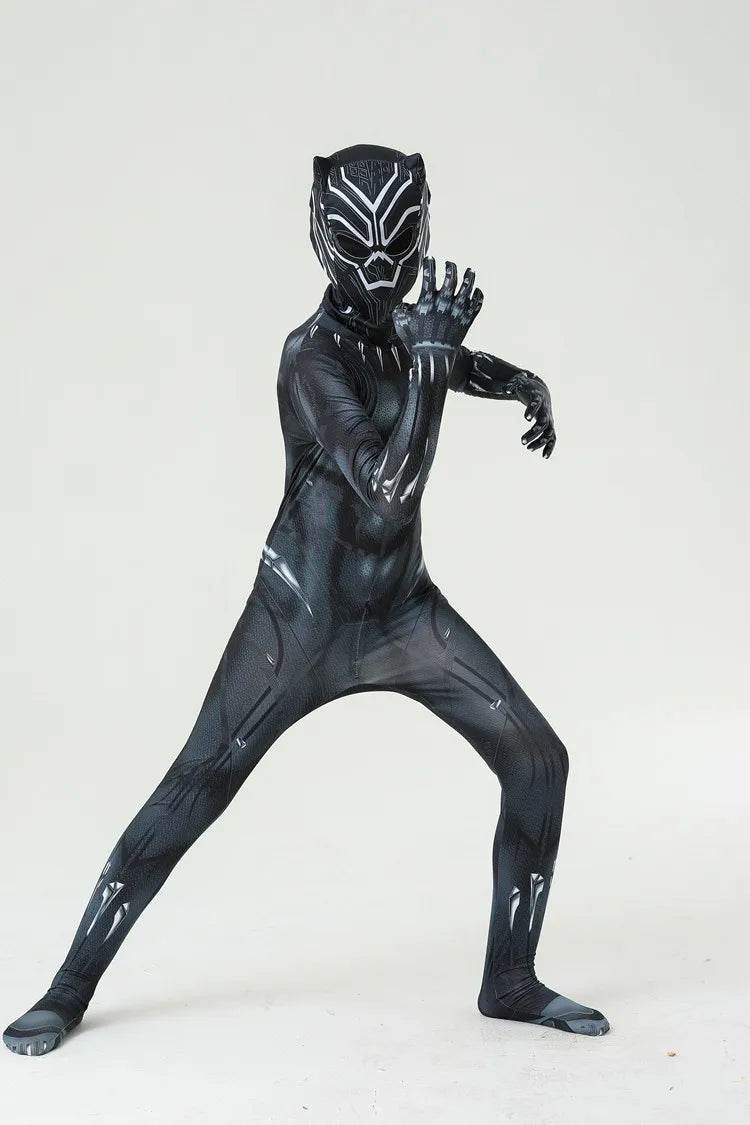 Premium Jumpsuits Black Panther Cosplay For Kids And Adults - ToylandEU