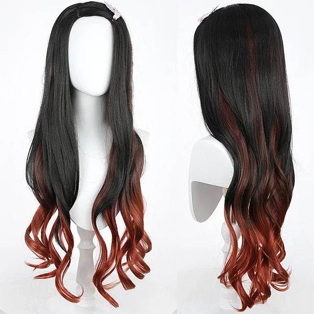 Premium Kamado Nezuko Cosplay Costume With Wig For Adults - ToylandEU