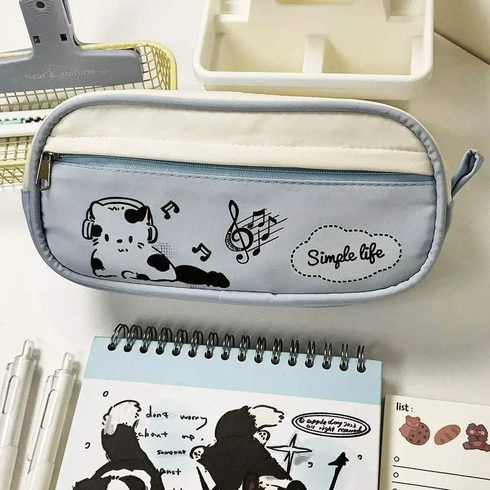 Premium Kawaii Pencil Case Large Capacity Cat Girl School - ToylandEU