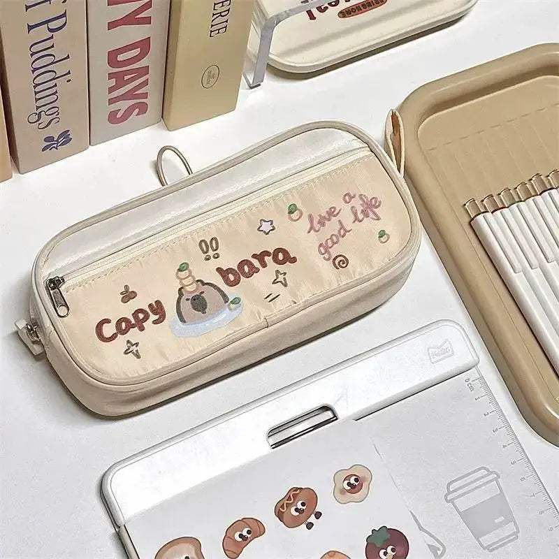 Premium Kawaii Pencil Case Large Capacity Cat Girl School - ToylandEU