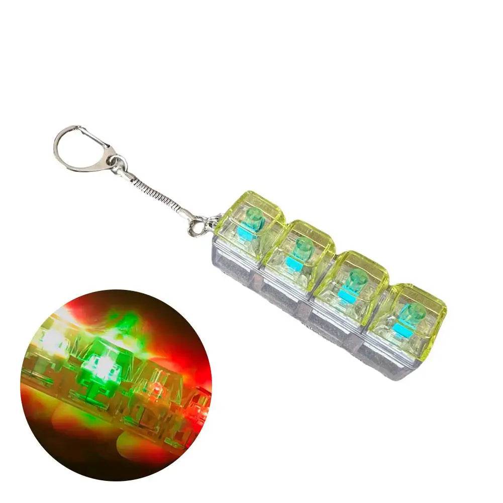 Premium Keyboard Fidget Toy LED Crystal Keycap Stress Relief - ToylandEU