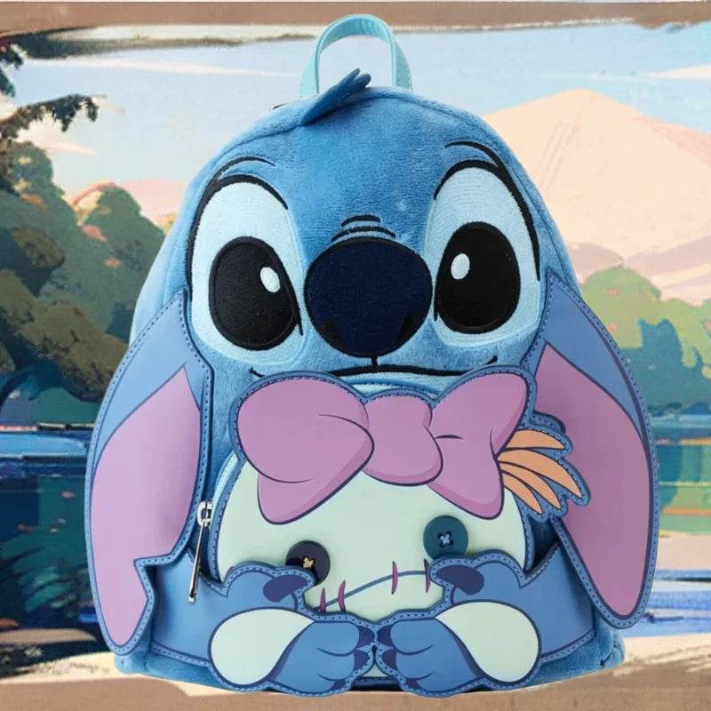 Premium Kids Backpack Stitch And Scrump Character Design For Girls School And Everyday Use - ToylandEU