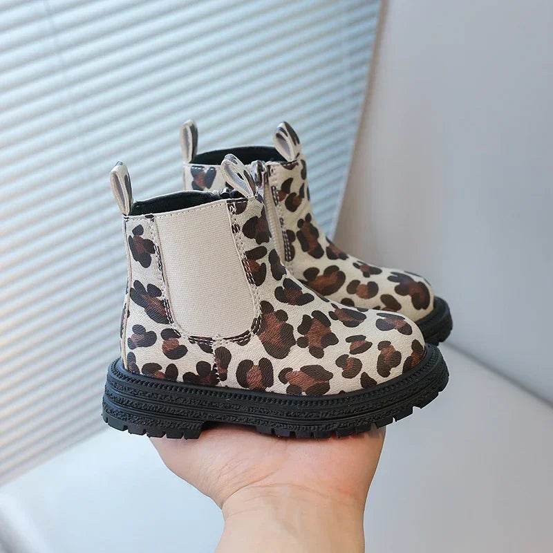 Premium Kids Boots Leopard Print Pattern For Children - ToylandEU