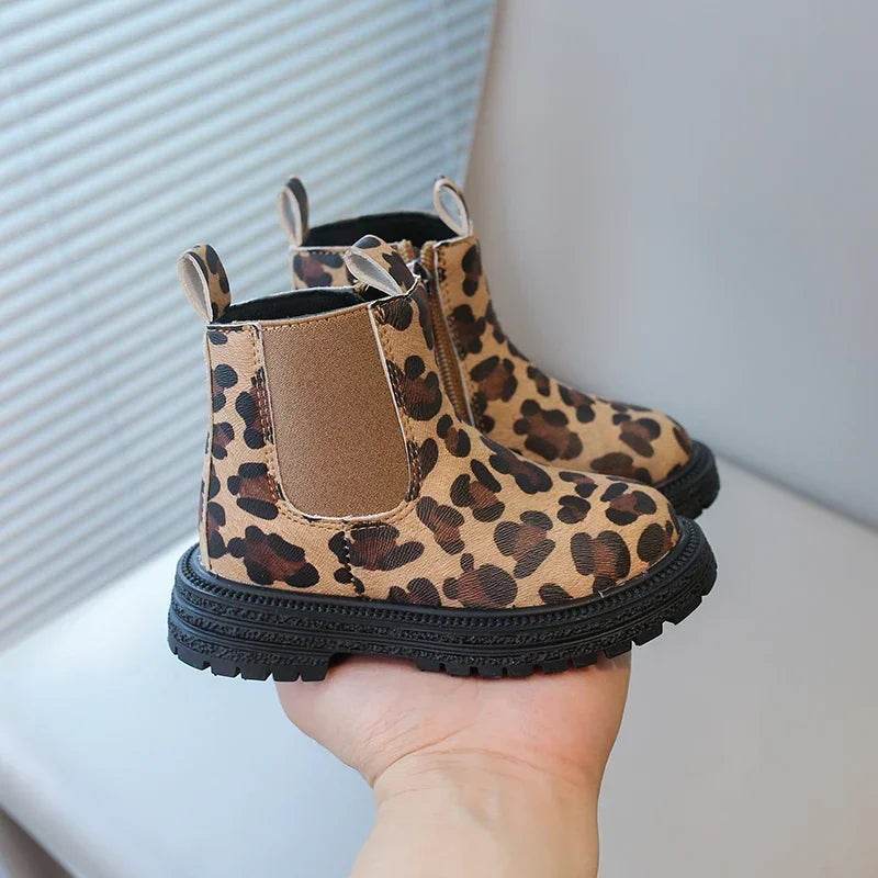 Premium Kids Boots Leopard Print Pattern For Children - ToylandEU
