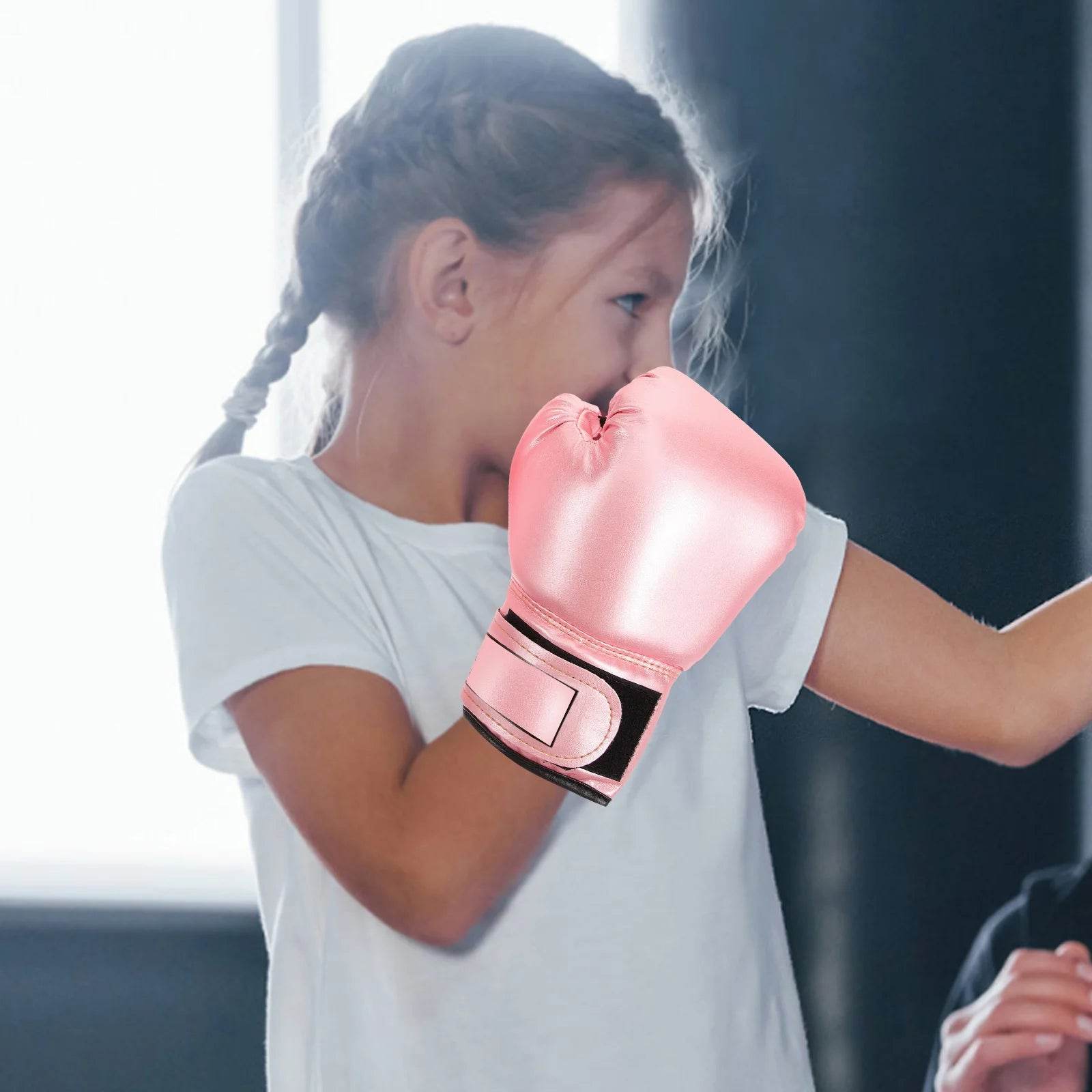 Premium Kids Boxing Gloves Pink Pearl Toddler Sparring - ToylandEU
