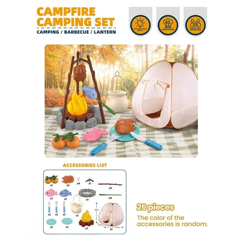 Premium Kids Camping Tent Set Parent-Child Interactive Kids - ToylandEU
