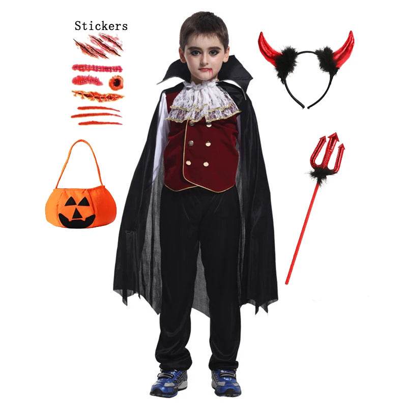 Premium Kids Costume Ghost Bride Gothic Vampire For Kids - ToylandEU