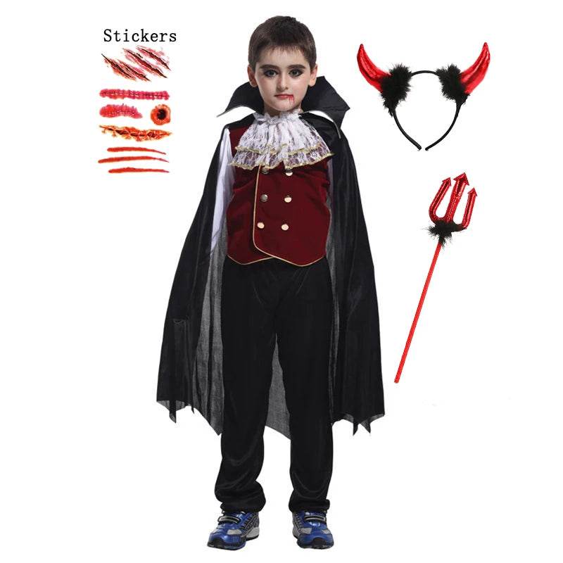 Premium Kids Costume Ghost Bride Gothic Vampire For Kids - ToylandEU