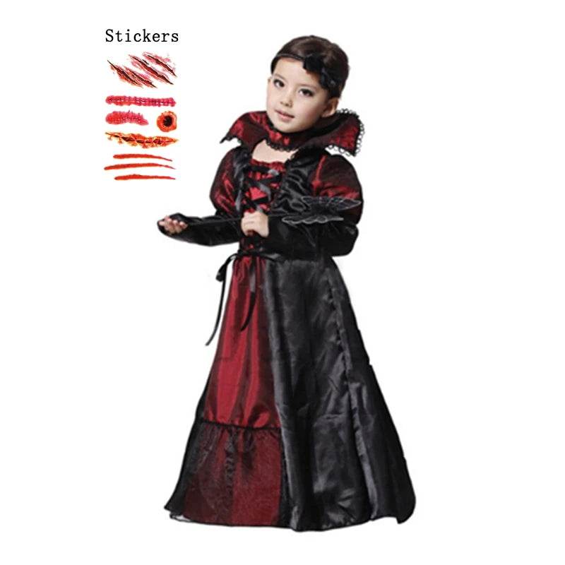 Premium Kids Costume Ghost Bride Gothic Vampire For Kids - ToylandEU