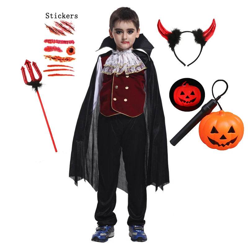 Premium Kids Costume Ghost Bride Gothic Vampire For Kids - ToylandEU