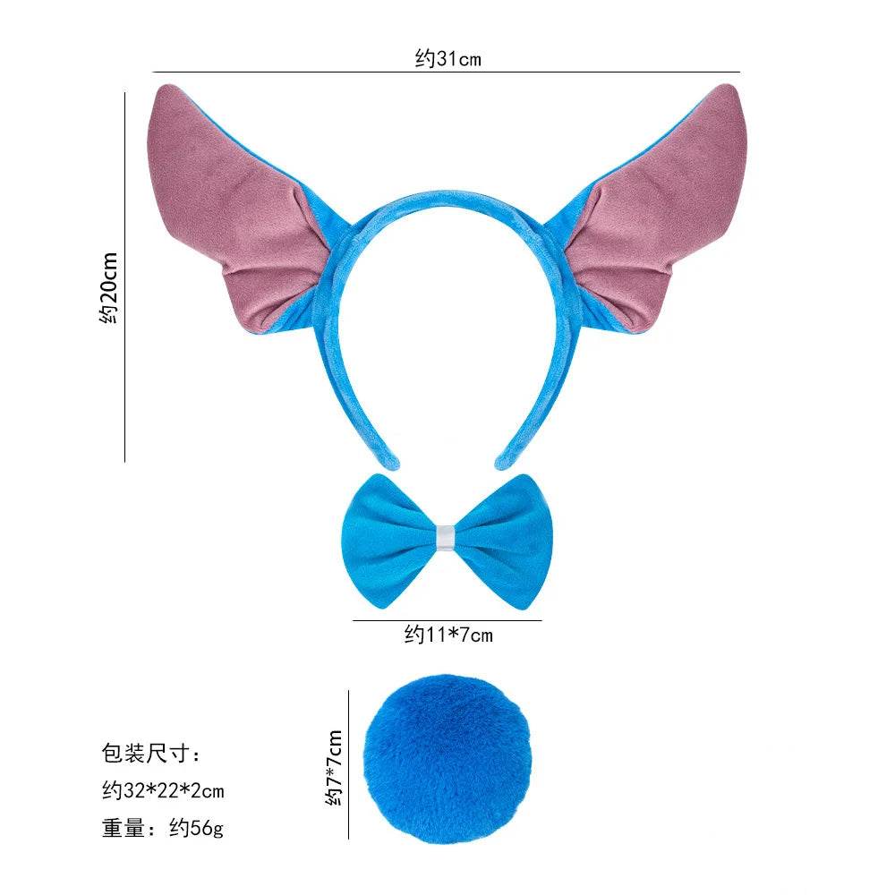 Premium Kids Costume Sets Stitch Disney Themed For Ages 7 13 - ToylandEU